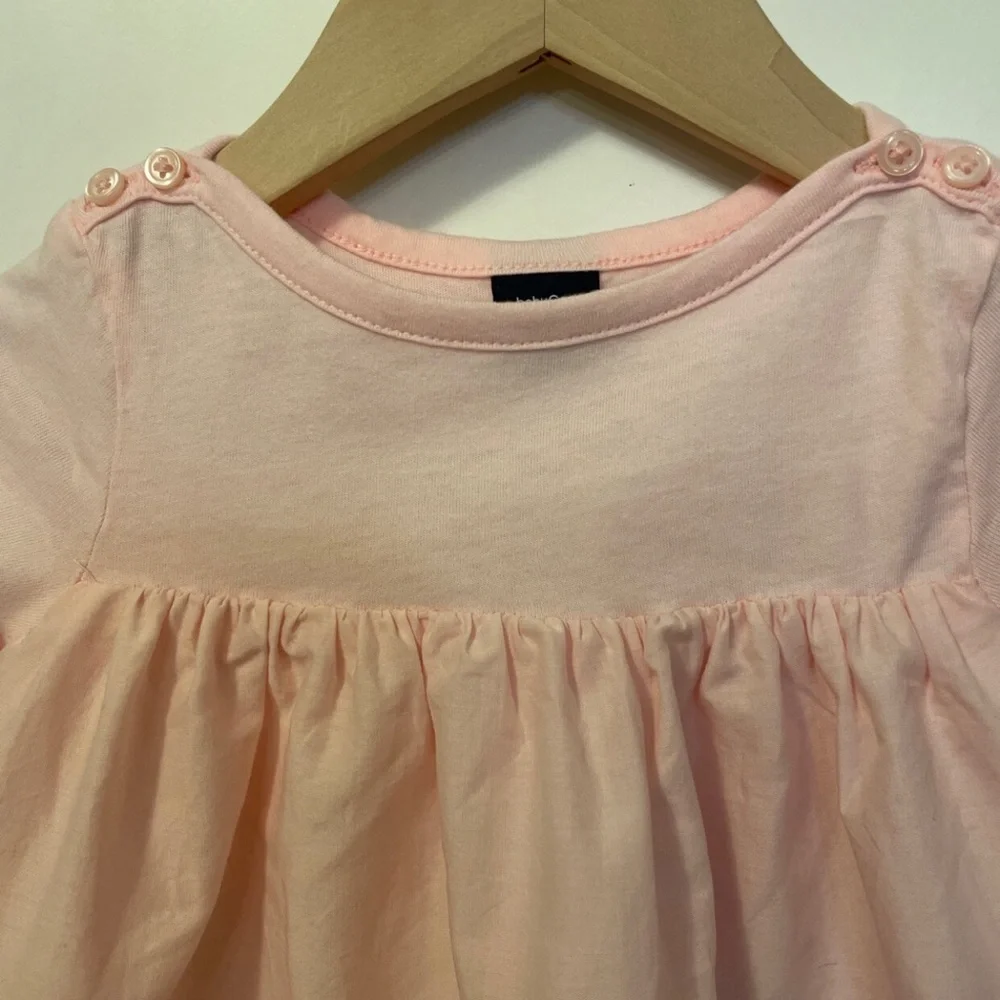 Baby Gap Girls Pink Dress and Diaper Cover 12-18 Months